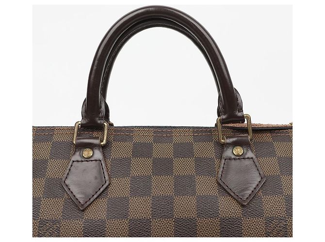 Louis Vuitton Borsa Tote Speedy Damier Ébène Canvas - view 3