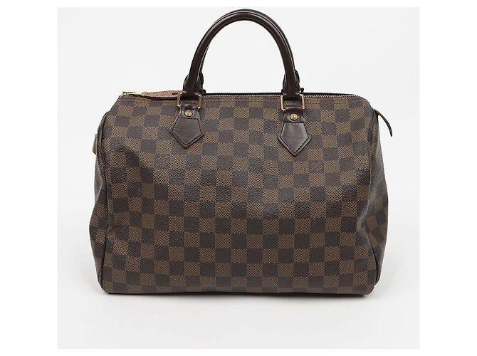 Louis Vuitton Borsa Tote Speedy Damier Ébène Canvas - view 5
