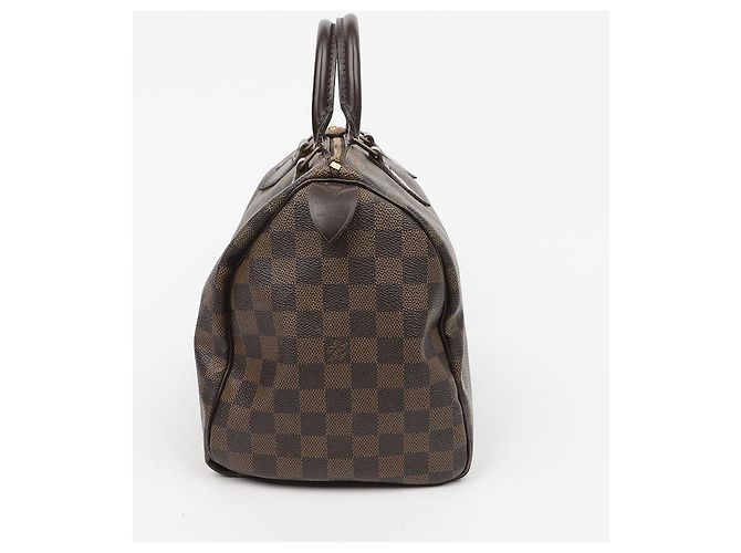 Louis Vuitton Borsa Tote Speedy Damier Ébène Canvas - view 8