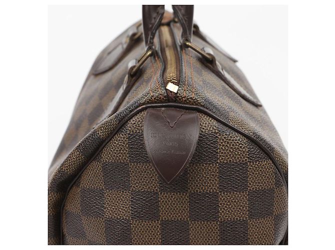 Louis Vuitton Borsa Tote Speedy Damier Ébène Canvas - view 9