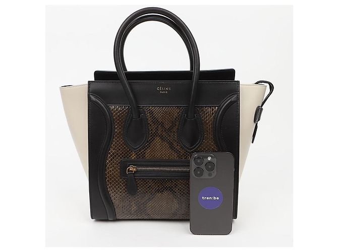 Céline Mini Luggage Tote Bag - vista 13