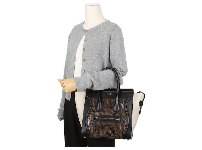 Céline Mini Luggage Tote Bag - vista 14