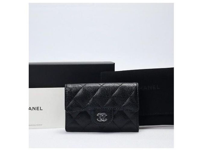 Chanel Kartenetui Classic Black Silver - Ansicht 6