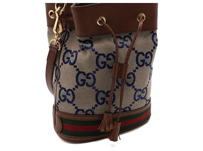 Gucci Borsa Tote a Secchiello e Borsa a Tracolla Ophidia GG Canvas - vista 10