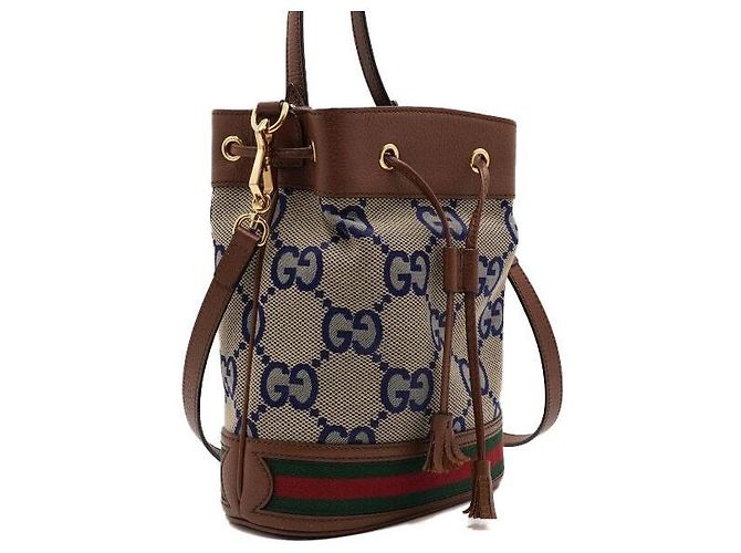 Gucci Borsa Tote a Secchiello e Borsa a Tracolla Ophidia GG Canvas - vista 3