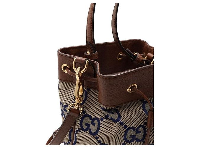 Gucci Borsa Tote a Secchiello e Borsa a Tracolla Ophidia GG Canvas - vista 9