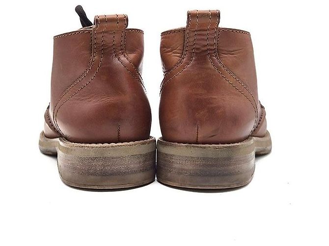 Stivali stringati Sailor Louis Vuitton in pelle marrone - vista 5