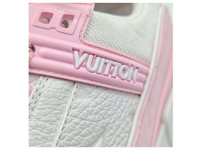 Louis Vuitton Trainer Sneaker Rosa Leder - Ansicht 7
