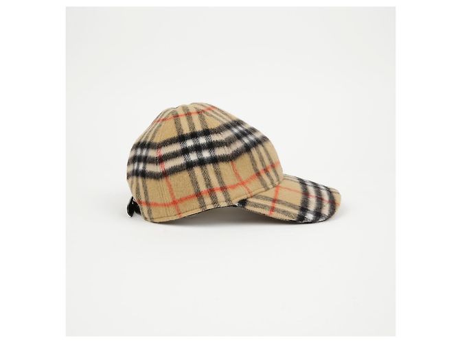Burberry Vintage Karomuster Wollmütze Größe - Ansicht 3