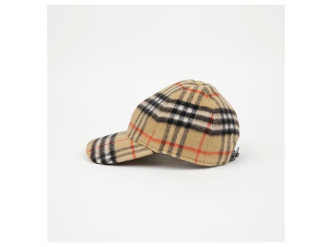 Burberry Vintage Karomuster Wollmütze Größe - Ansicht 4