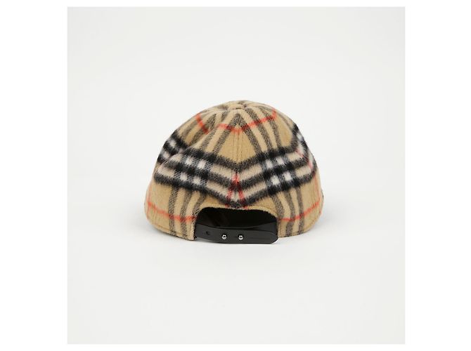 Burberry Vintage Karomuster Wollmütze Größe - Ansicht 5