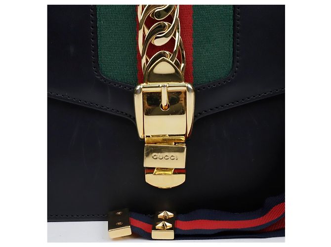 Gucci Picca Borsa a Tracolla Tote Nera - vista 2