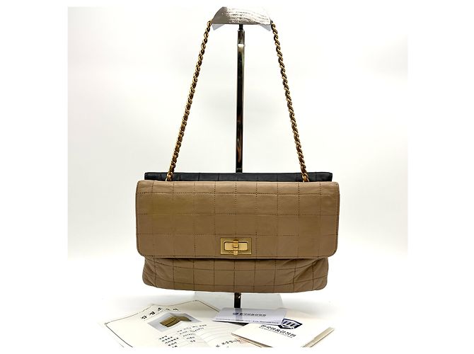 Chanel Vintage Two-Tone Chain Flap Shoulder Bag - Ansicht 16
