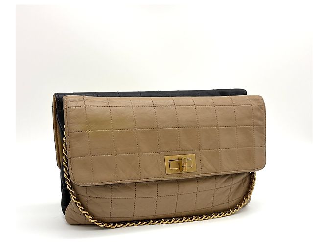 Chanel Vintage Two-Tone Chain Flap Shoulder Bag - Ansicht 20