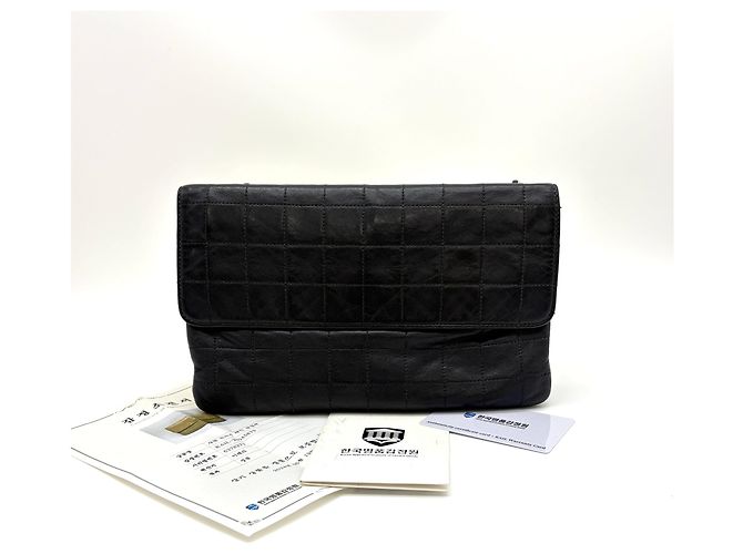 Chanel Vintage Two-Tone Chain Flap Shoulder Bag - Ansicht 7