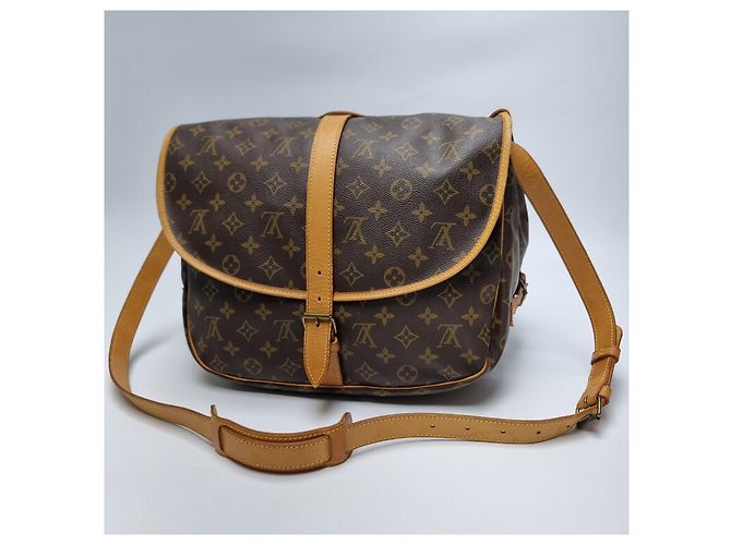 Louis Vuitton Borsa a tracolla Monogram Saumur - vista 4