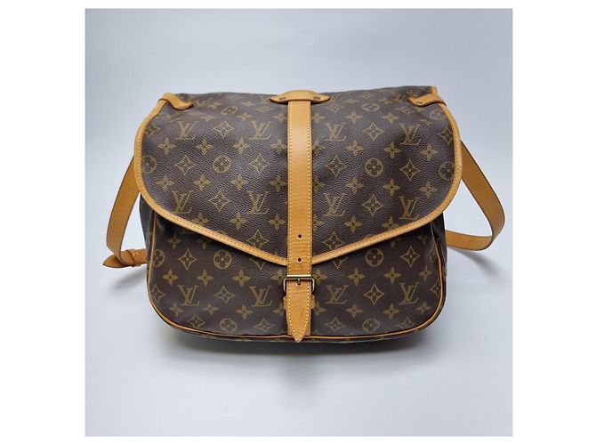 Louis Vuitton Borsa a tracolla Monogram Saumur - vista 7