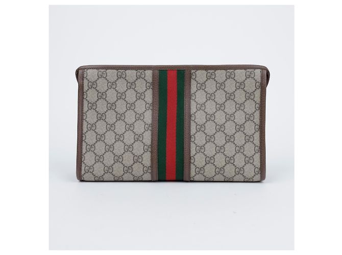 Gucci Beauty Case Ophidia GG Supreme Brown - vista 3