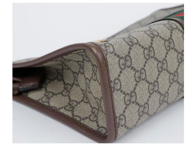 Gucci Beauty Case Ophidia GG Supreme Brown - vista 7