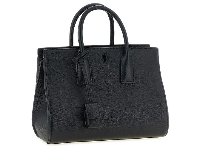 Autre Marque Borsa in pelle di capra nera - vista 4