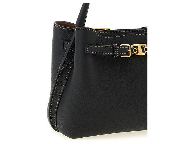 Tod's Borsa in pelle di vitello nera - vista 3
