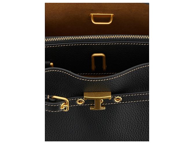 Tod's Borsa in pelle di vitello nera - vista 4