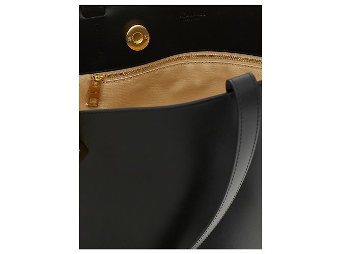 Jacquemus Borsa a tracolla in pelle di vacchetta nera - vista 4