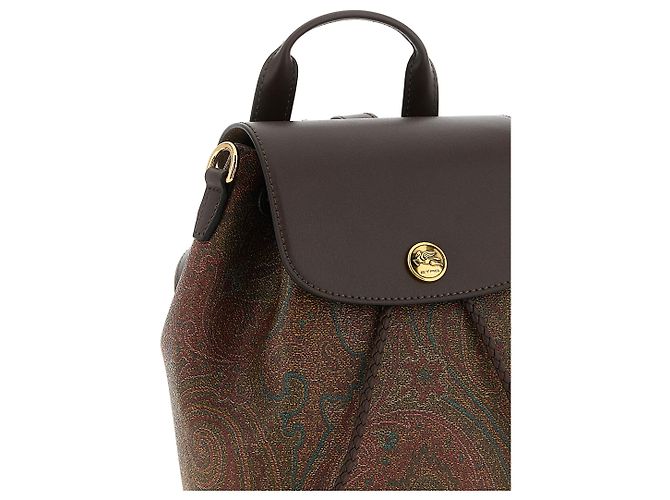 Etro Zaino in cotone multicolore - vista 3