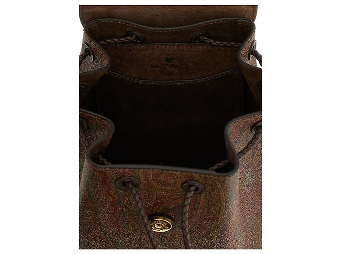 Etro Zaino in cotone multicolore - vista 4