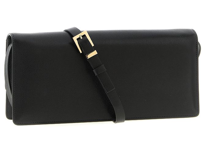 Tom Ford Borsa a tracolla in pelle di capra nera - vista 2