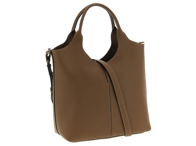Tod's Borsa in pelle di vitello marrone - vista 2