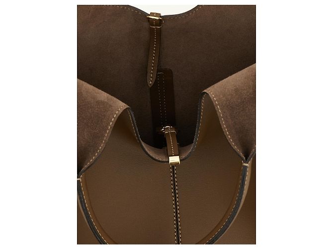 Tod's Borsa in pelle di vitello marrone - vista 4