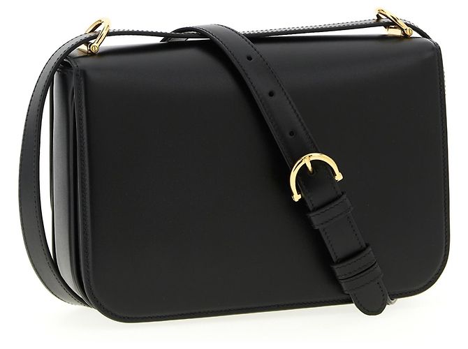 Gucci Borsa a tracolla in pelle di vitello nera - vista 2