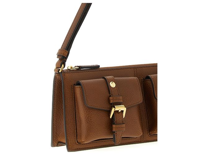 Mulberry Borsa a tracolla in vitello marrone - vista 3
