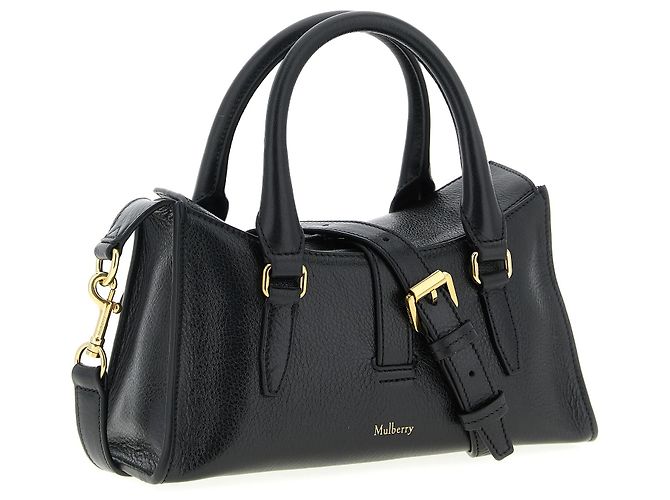 Mulberry Borsa in pelle di vitello nera - vista 2