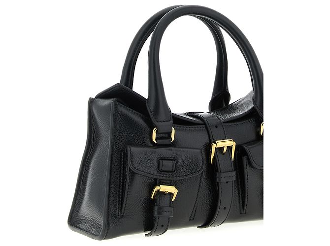 Mulberry Borsa in pelle di vitello nera - vista 3