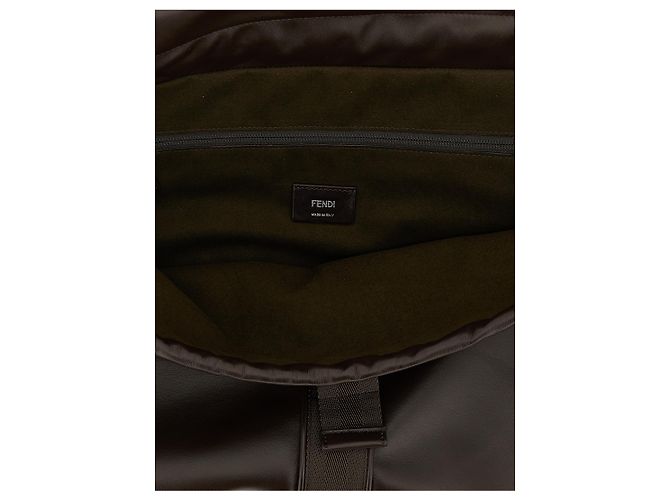 Fendi Borsa in pelle di vitello marrone - vista 4