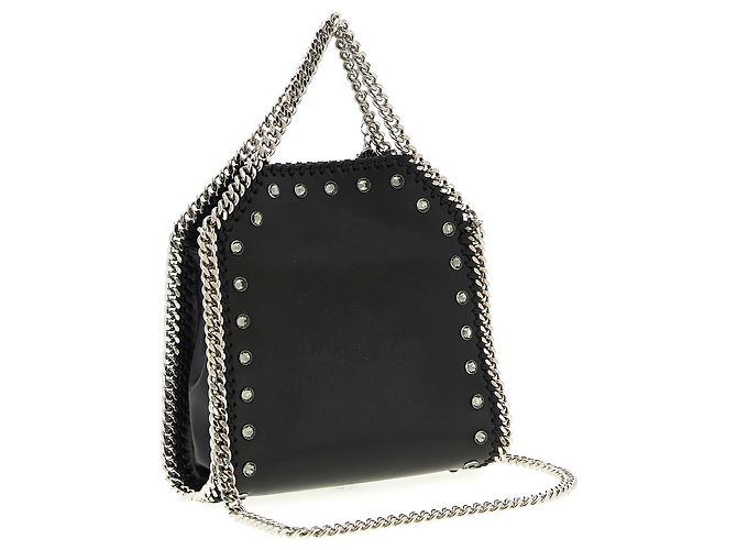 Stella Mc Cartney Borsa in poliestere nera - vista 2