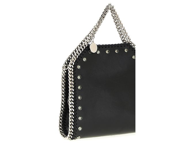 Stella Mc Cartney Borsa in poliestere nera - vista 3
