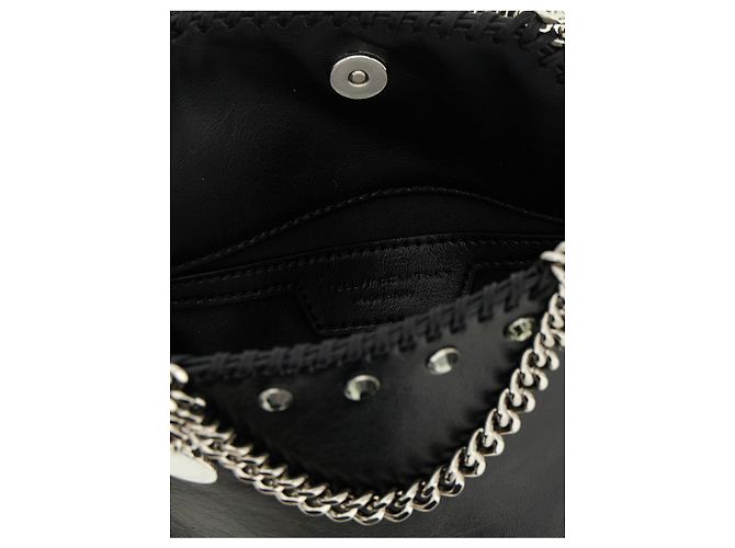 Stella Mc Cartney Borsa in poliestere nera - vista 4
