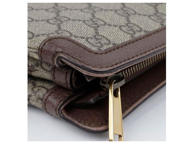 Gucci Borsa a tracolla Ophidia Medium Ebony Beige - vista 12