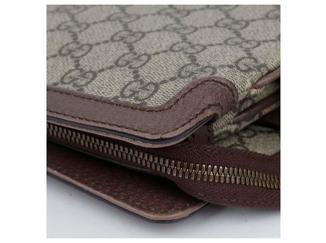 Gucci Borsa a tracolla Ophidia Medium Ebony Beige - vista 13