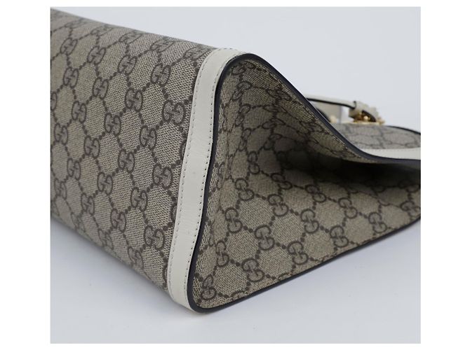 Gucci Padlock GG Medium Schultertasche Weiß - Ansicht 11