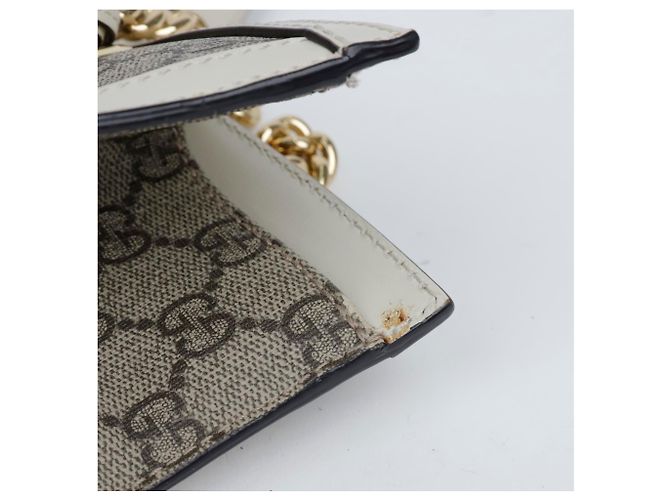 Gucci Padlock GG Medium Schultertasche Weiß - Ansicht 12