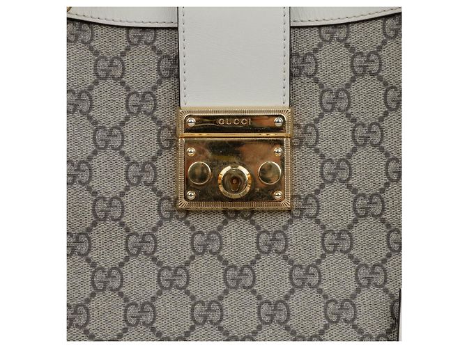 Gucci Padlock GG Medium Schultertasche Weiß - Ansicht 2