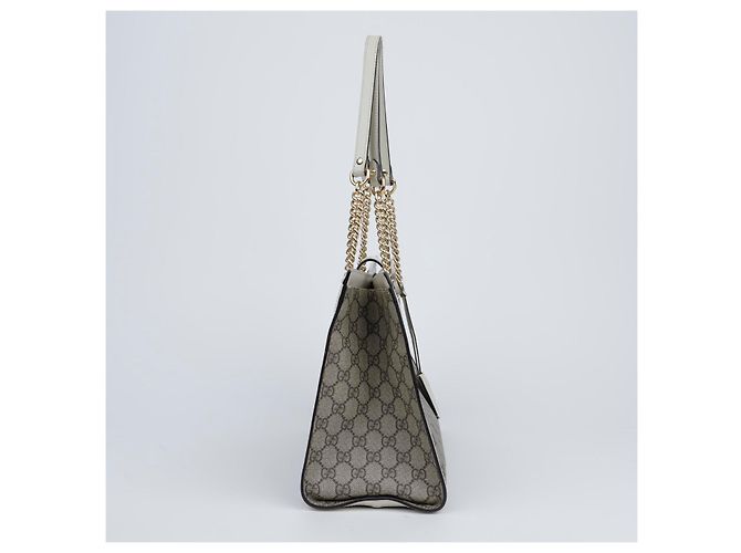 Gucci Padlock GG Medium Schultertasche Weiß - Ansicht 6
