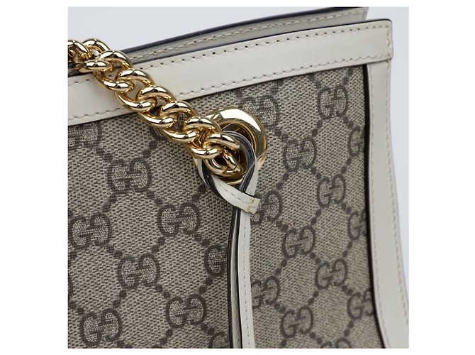 Gucci Padlock GG Medium Schultertasche Weiß - Ansicht 7