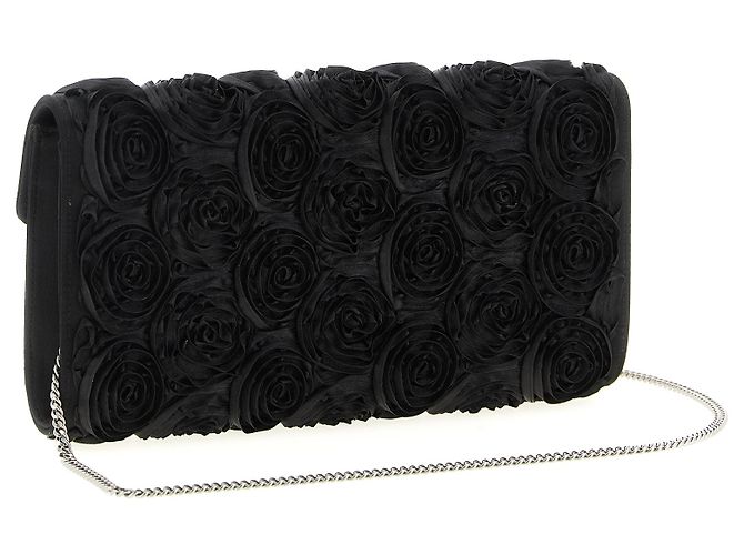 Roger Vivier Clutch in viscosa nera - vista 2