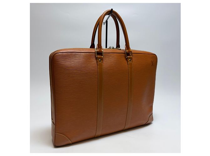 Louis Vuitton Portadocumenti Epi Camel Unisex (Valigetta Premium) - vista 5
