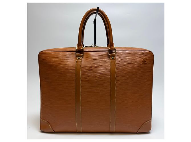 Louis Vuitton Portadocumenti Epi Camel Unisex (Valigetta Premium) - vista 9